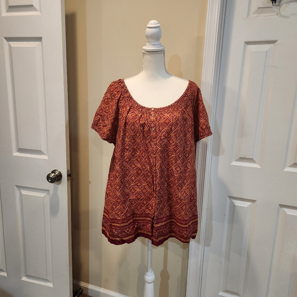 Womens plus blouse